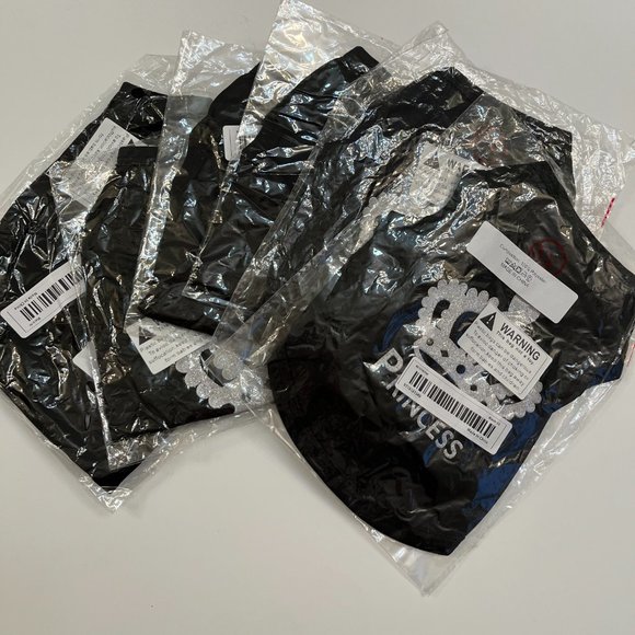 Crown Princess Pet T-shirt - Black - NWT - Various Sizes - Picture 6 of 7
